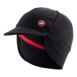 Casquette Castelli Estremo GORE-TEX INFINIUM™ Noir Rouge