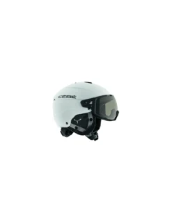 Casque De Ski Neuf Cébé Element Visor Matt White Black 2 Verres