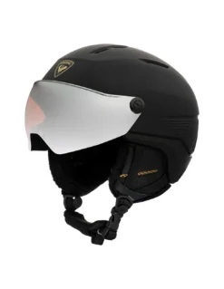 Casque De Ski Neuf Rossignol Fit Visor Impacts W Black 2023 Taille S/M, M/L