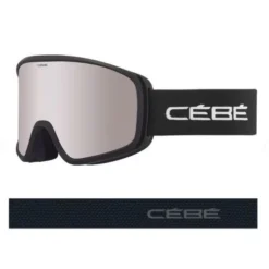 Cébé Masque De Ski Razor Evo - Black Matte - Orange Flash Mirror Cat.2