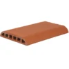 Chaperon Plat En Terre Cuite Terreal CH01 - Rouge Lisse - 40 X 22 X 5 Cm