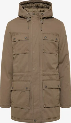 DreiMaster Vintage Parkas Parka D’hiver Homme Olive