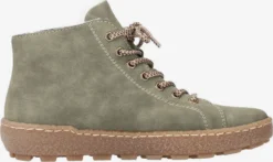 Rieker Bottines Bottines à Lacets Femme Kaki -Triumph Boutique d95ef88ca715faa2ee71257206574a6e 1