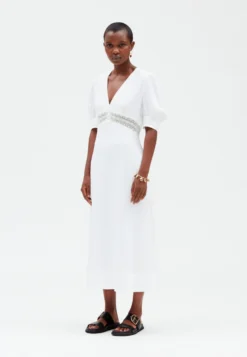 CLAUDIE PIERLOT Rivage - Robe De Jour - Blanc