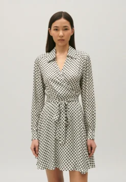 CLAUDIE PIERLOT Rixiemonogramme - Robe Chemise - Print Clair