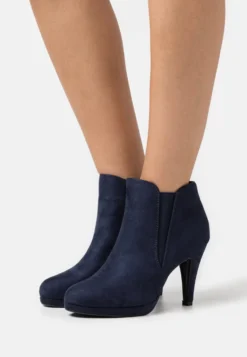 Anna Field Bottines À Talons Hauts - Dark Blue