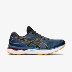 Chaussures De Running Asics Gel-Nimbus 24 Pour Homme - Azure/Amber