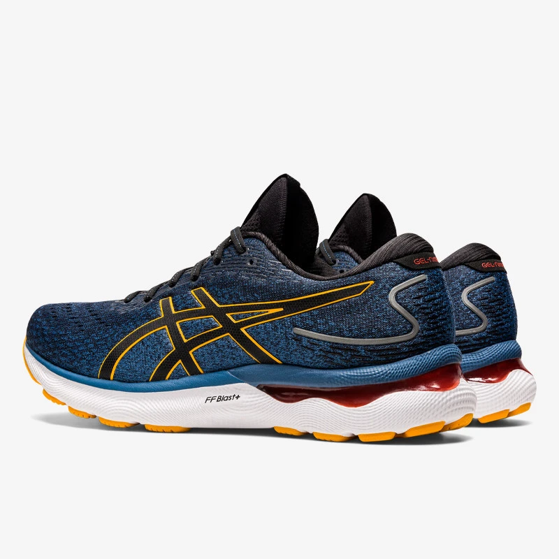 Chaussures De Running Asics Gel-Nimbus 24 Pour Homme - Azure/Amber 4 Chaussures De Running Asics Gel-Nimbus 24 Pour Homme - Azure/Amber – Image 4