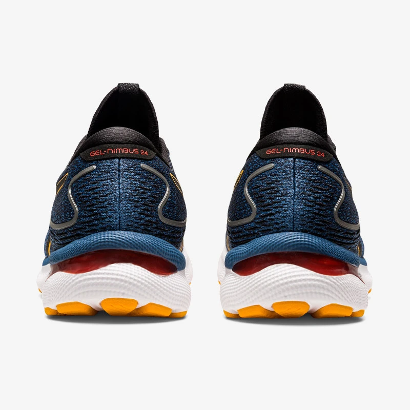 Chaussures De Running Asics Gel-Nimbus 24 Pour Homme - Azure/Amber 5 Chaussures De Running Asics Gel-Nimbus 24 Pour Homme - Azure/Amber – Image 5