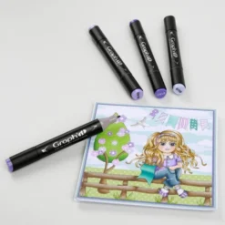 Graph'it Brush - Marqueur à Alcool Double Pointe - Blender 0000 -Triumph Boutique graphit brush marqueur a alcool double pointe blender 0000 p 3