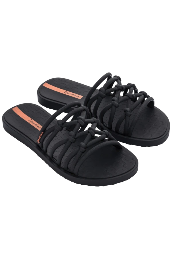 IPANEMA LINK SLIDE FEM BLACK/BLACK IV 1 IPANEMA LINK SLIDE FEM BLACK/BLACK IV