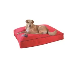 KONG Coussin Rectangulaire Pour Chien Taille M Rouge