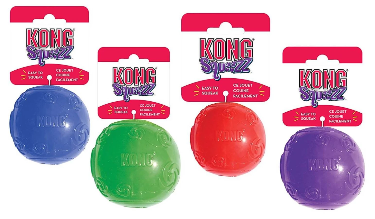 KONG Squeezz Ball Pour Chien L 2 KONG Squeezz Ball Pour Chien L – Image 2