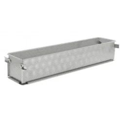 Moule Pâté En Croûte Inox Perforé Pliable 48 X 9 Cm X H 8,5 Cm De Buyer