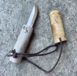 Couteau Nordique Mini Tör Renne Bouleau