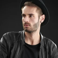 Moody Mason Clou D'oreille Jax En Acier Gris -Triumph Boutique rst nmme 21495 1