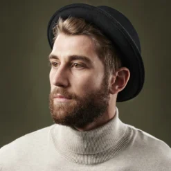 Fawler Chapeau Fido Heisenberg En Laine Noire -Triumph Boutique ste megashoot hats 17253 50